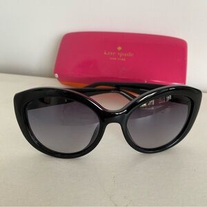 Kate Spade Sherrie/O/S OD28 F8 Glossy Black Sunglasses